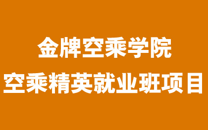 空乘精英就业班项目招生简章